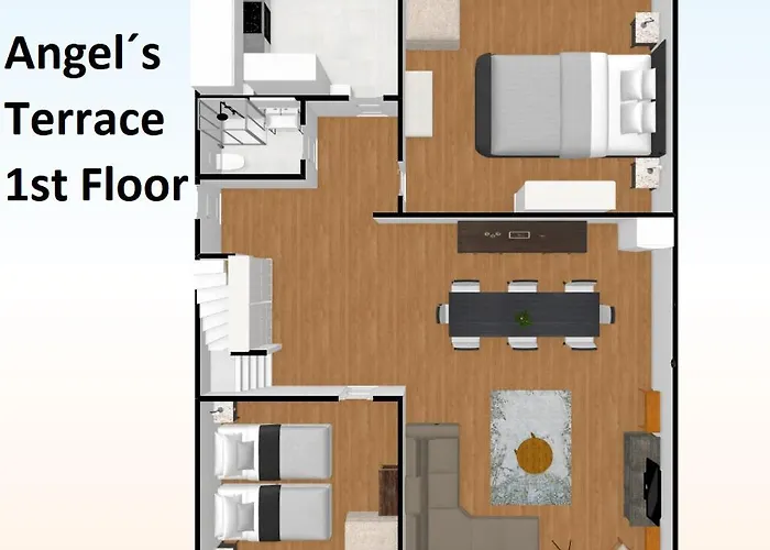 Angel's Duplex Terrace Five Bedrooms