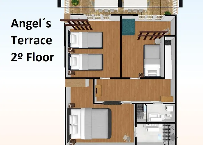 דירה Angel's Duplex Terrace Five Bedrooms